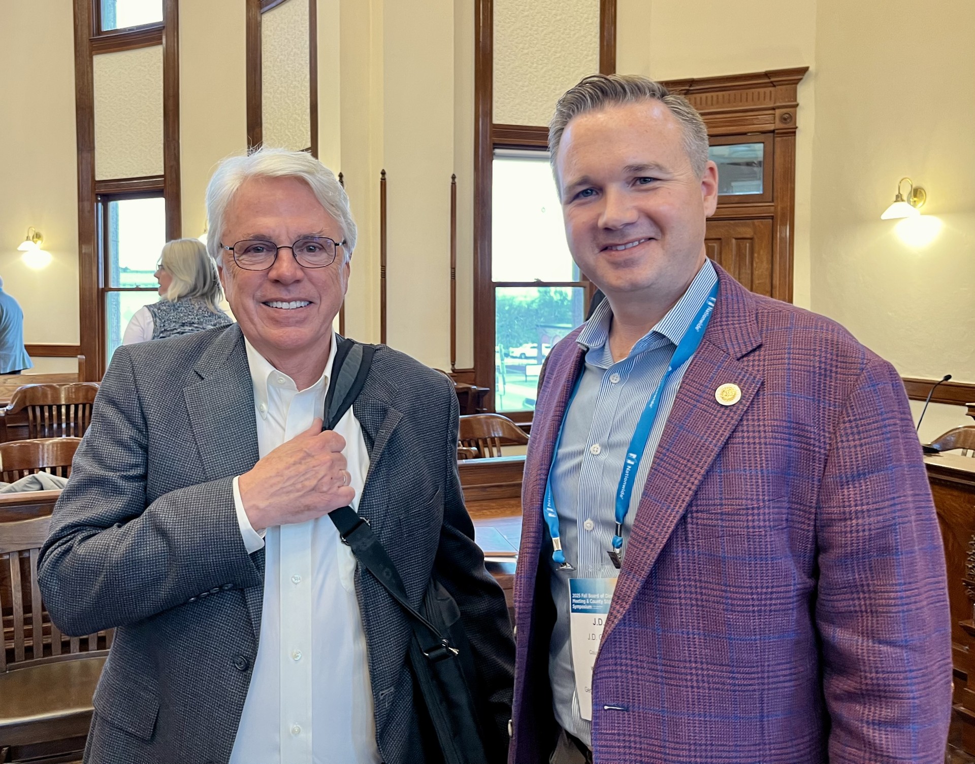 Judge Clark with S.C. Gwynne